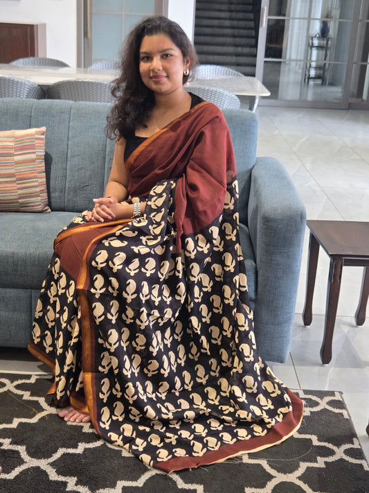 Chanderi Cotton saree