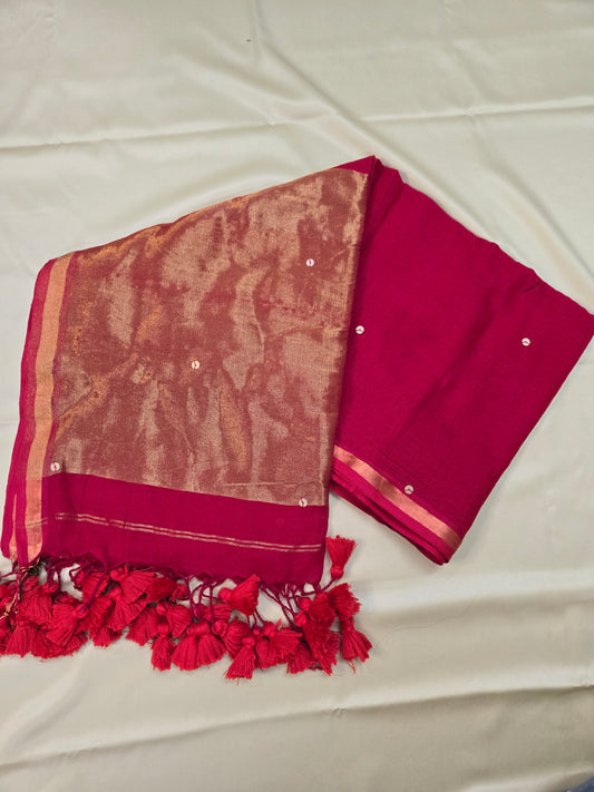Mulcotton Sitara Saree