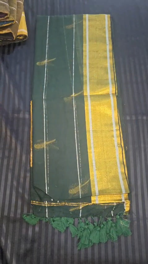 Chidiya mulcotton saree