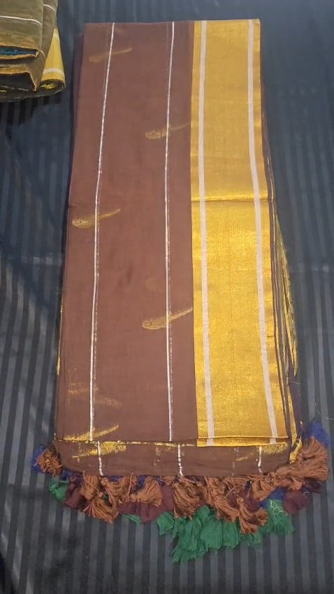 Chidiya mulcotton saree