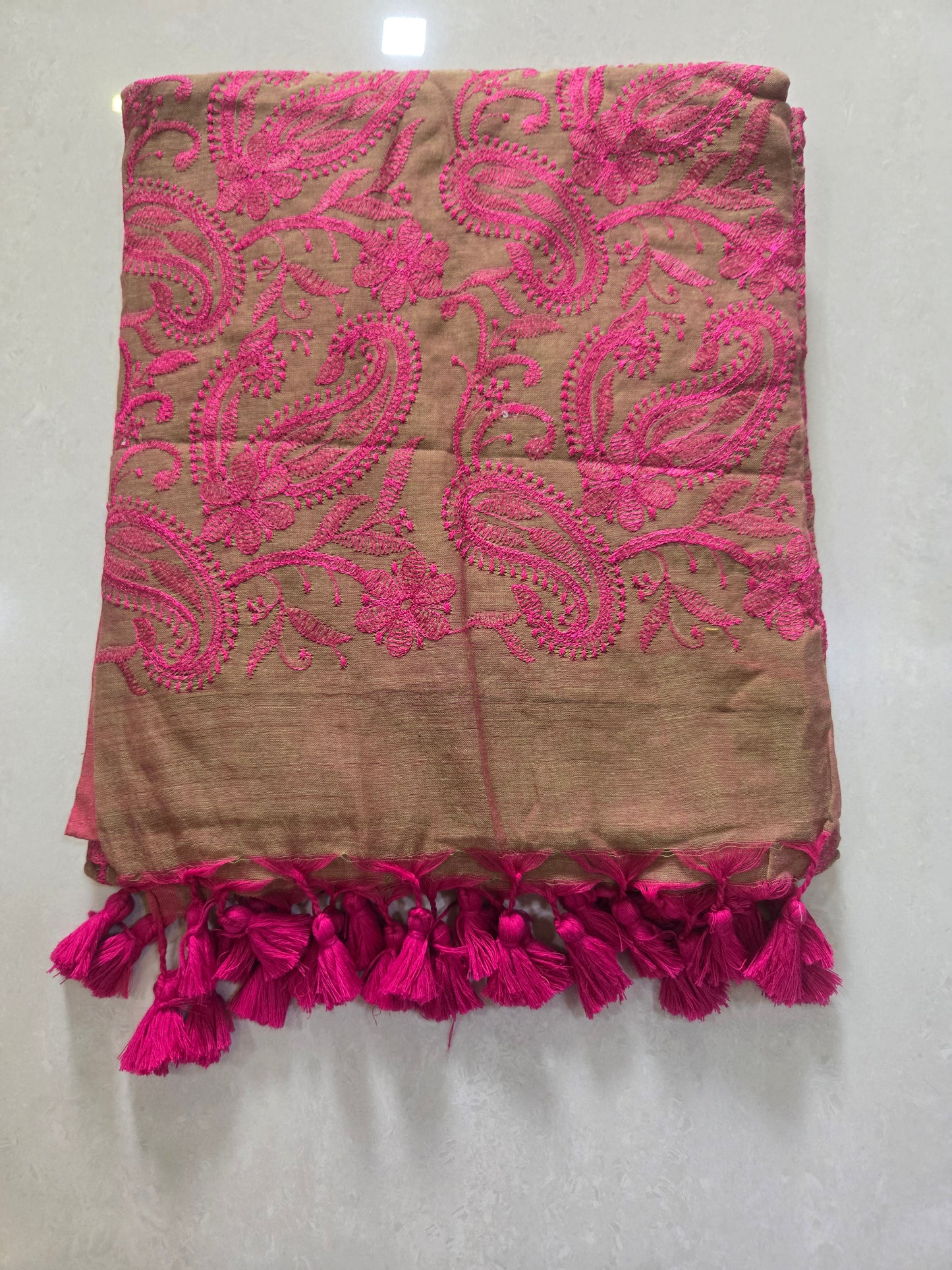 Chikankari Mulcotton Saree