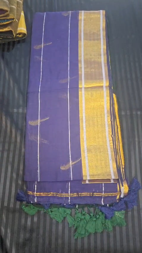 Chidiya mulcotton saree