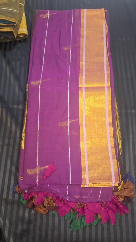 Chidiya mulcotton saree