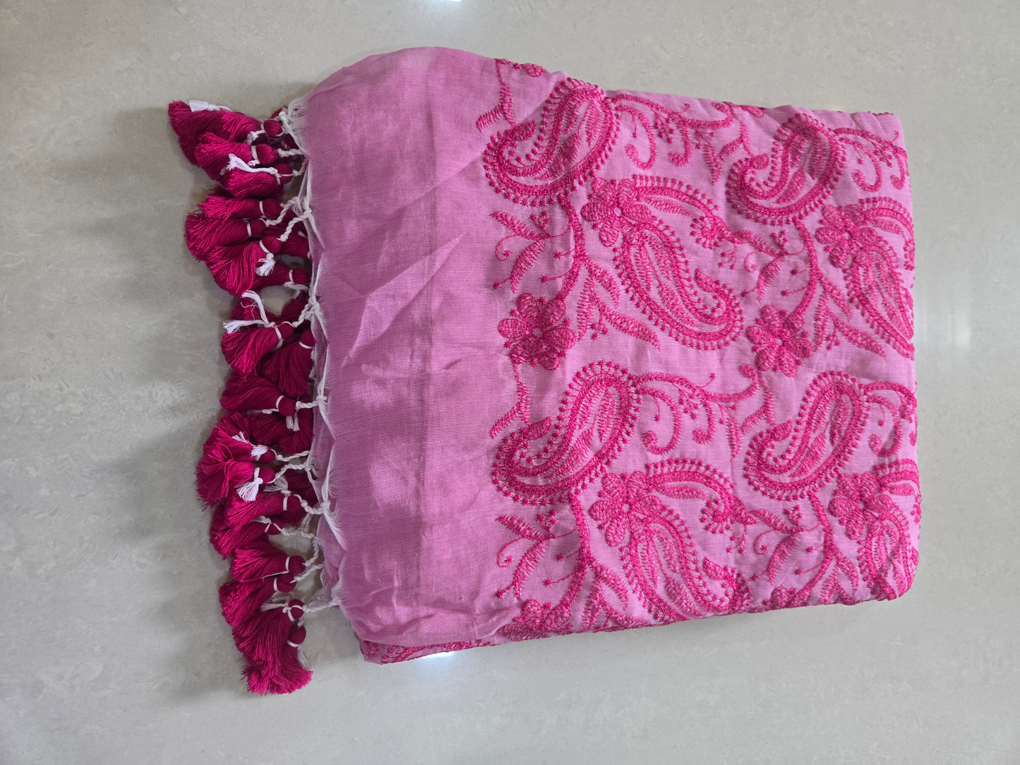 Chikankari Mulcotton Saree